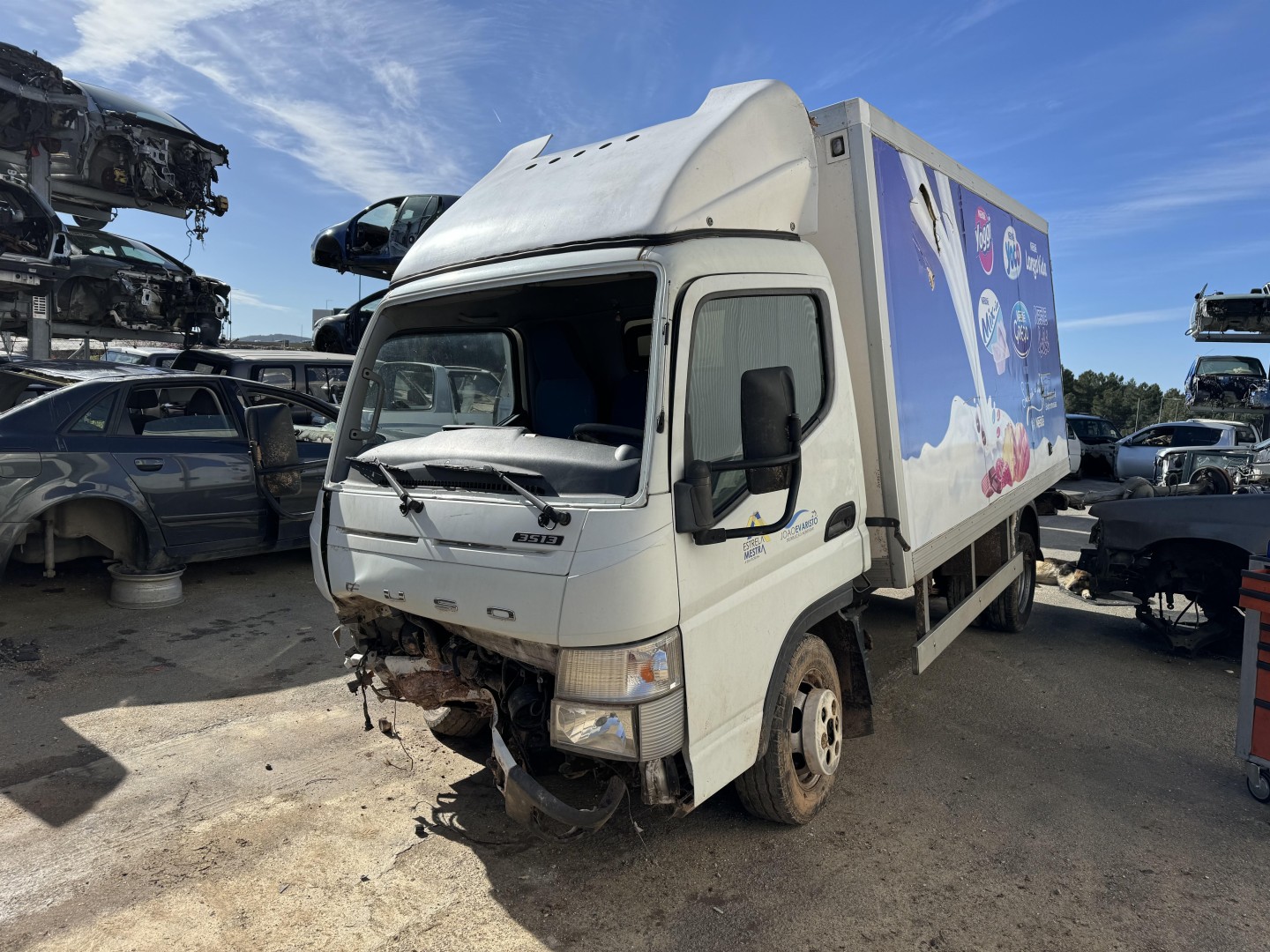 Peças - Mitsubishi Canter Fuso 3S13, Para Peças 2013, Motor 4P10