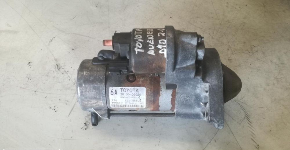 Peças - Motor De Arranque Toyota Avencis D4d 2.0 Ref, 28100—0G020